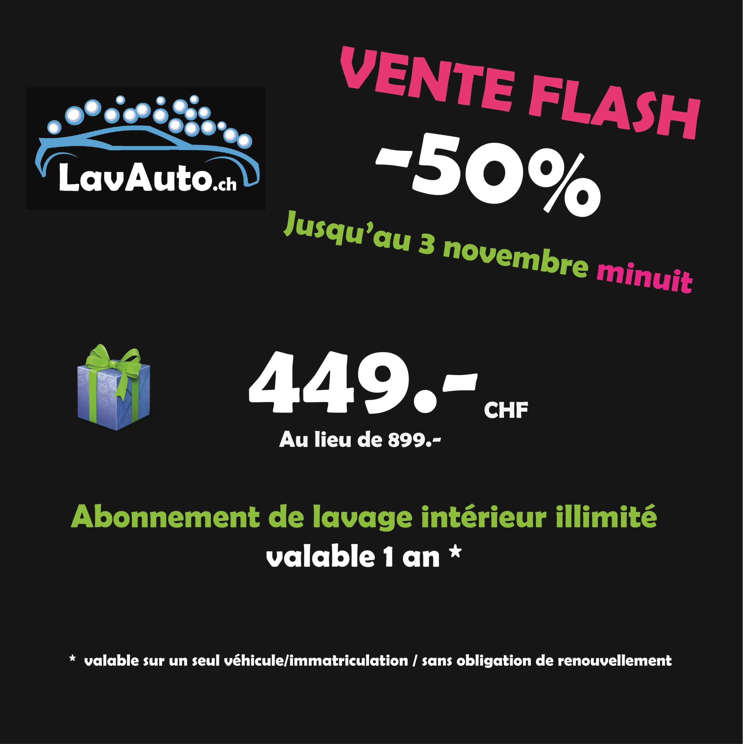 Vente flash Abonnement illimité 2025
